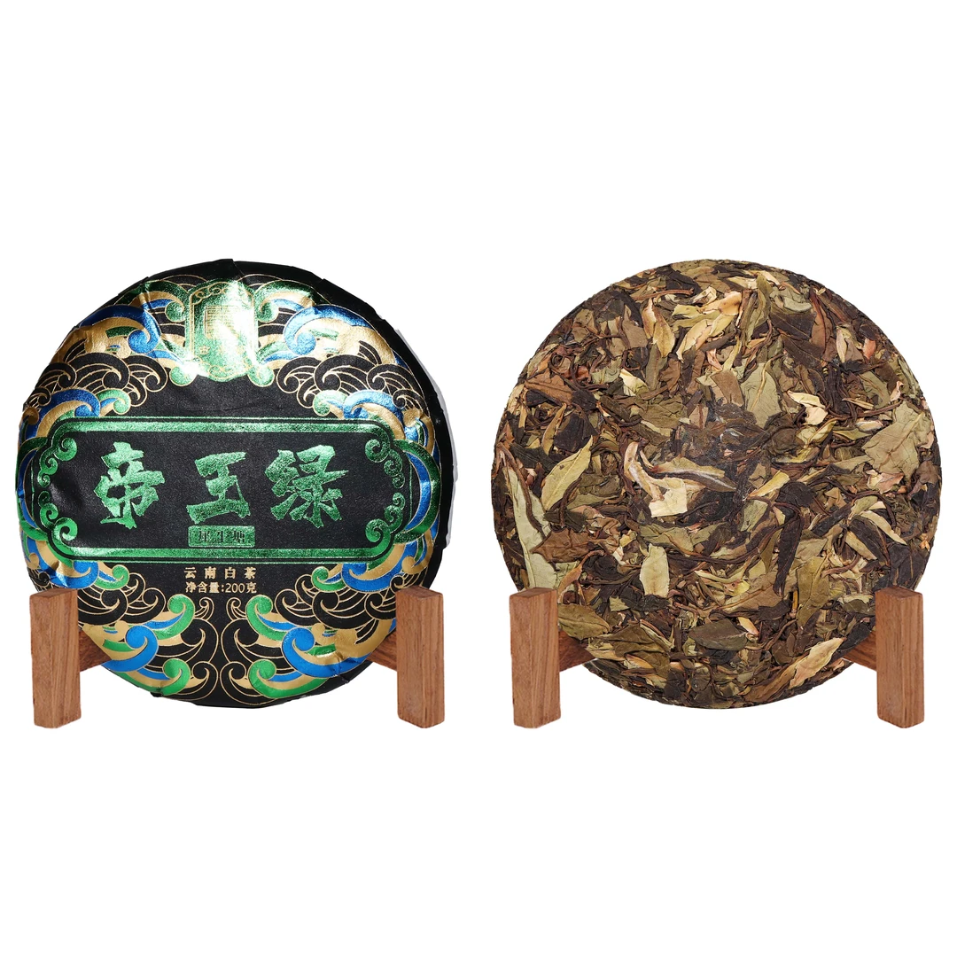 2025年古茶谷犀牛塘·帝王绿白茶200g