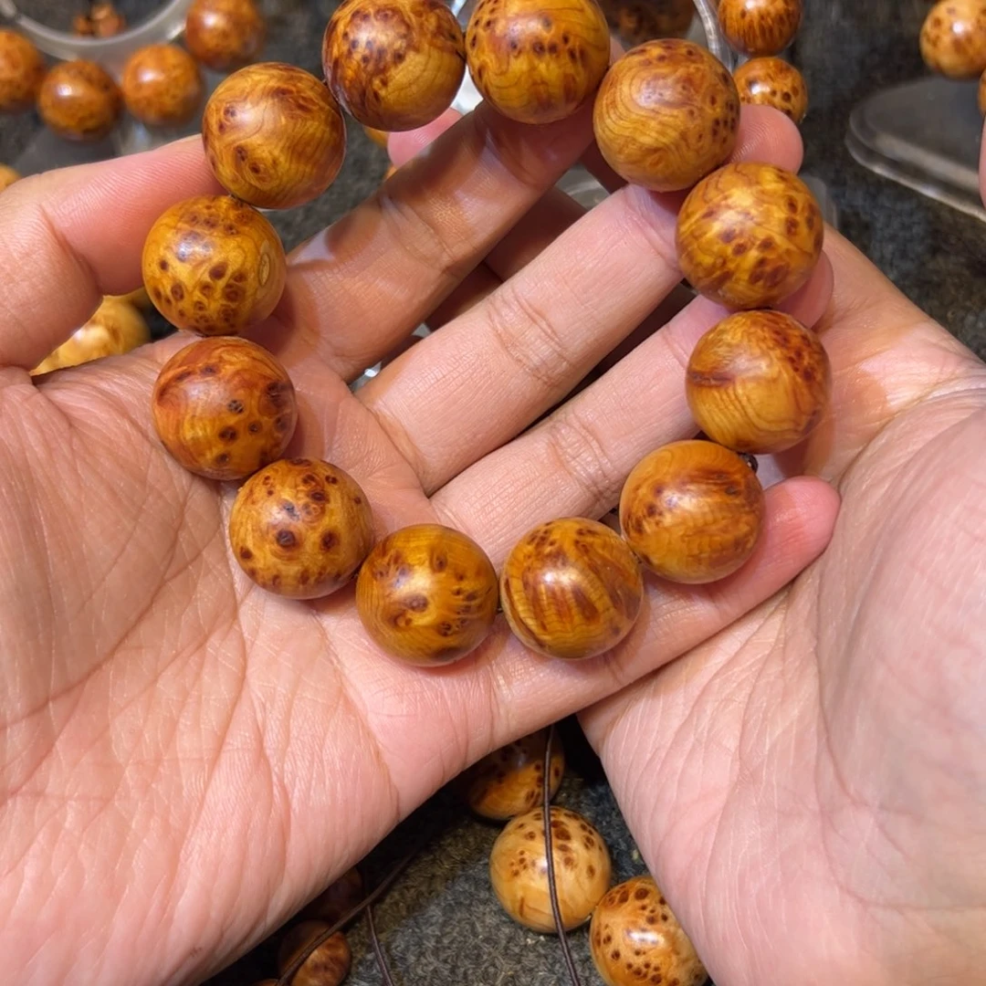 柏木（崖柏）手串/手链。*/2.0入门级瘤疤手串发货手工抛
