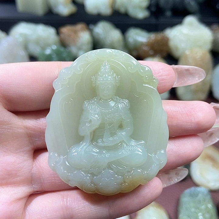 颈饰未镶嵌和田玉