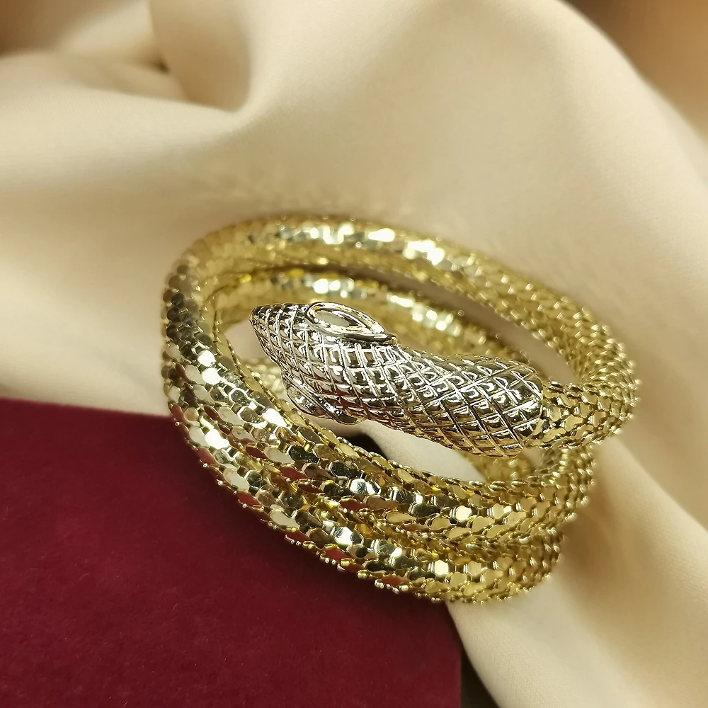 重工编织灵蛇手镯[2501204-014]