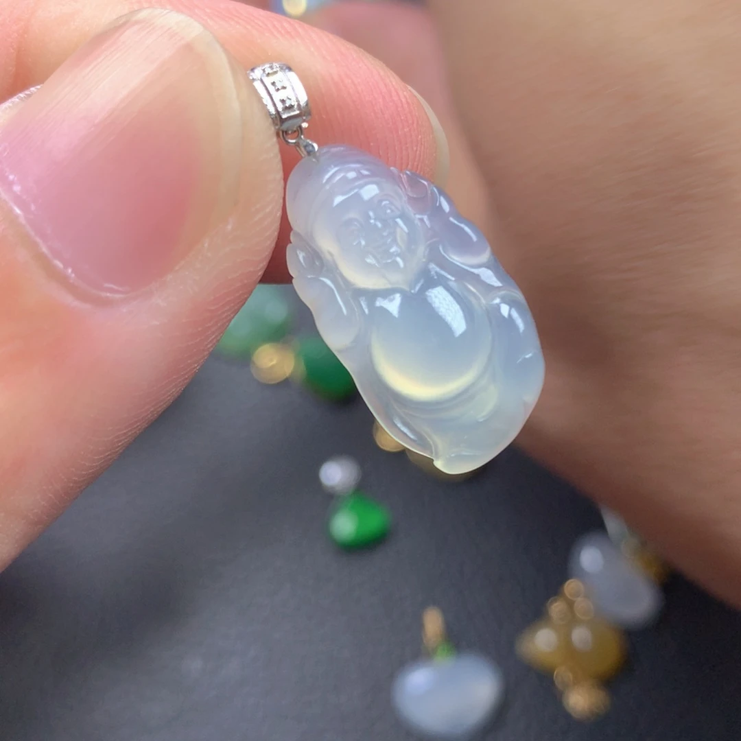 【闪购商品】颈饰18K金镶嵌翡翠翡翠