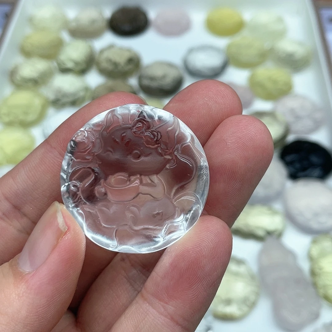 水晶吊坠(不含链)未镶嵌