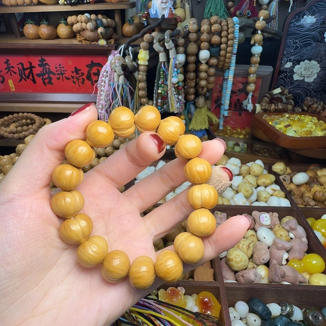菩提籽类猴头核桃全品无瑕屁桃手串