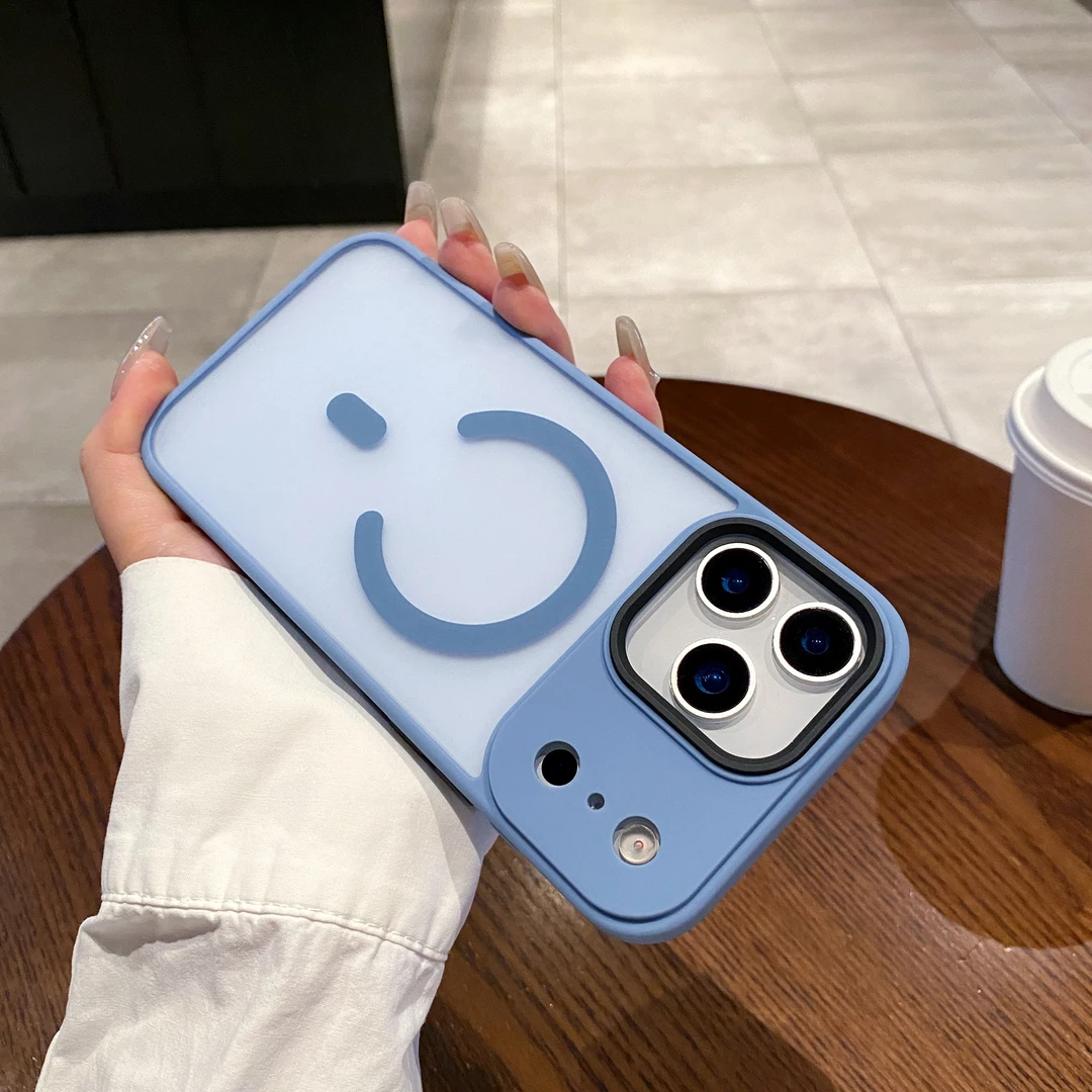 适用苹果17Promax手机壳防摔磨砂半透肤感iPhone17Air磨砂磁吸套