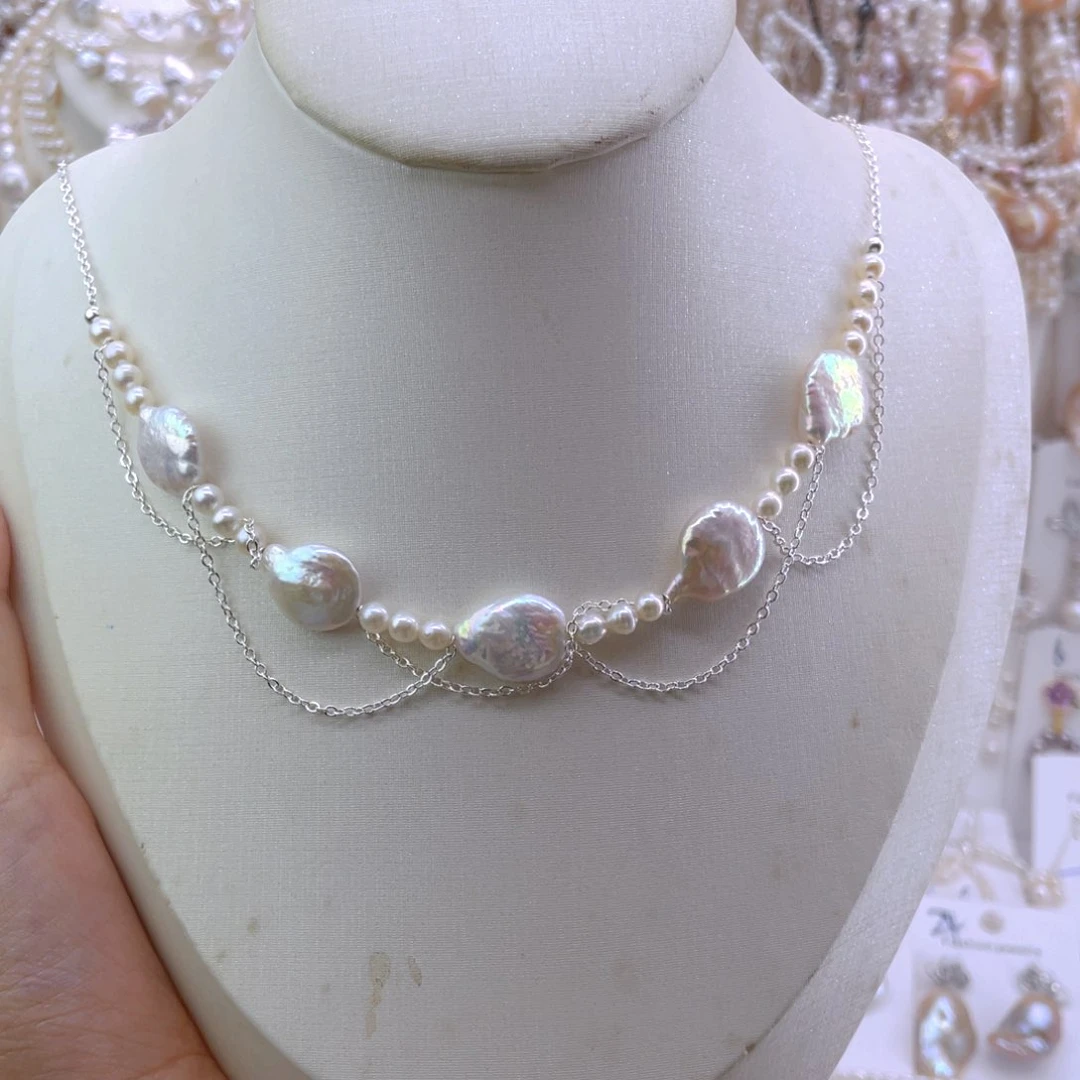 未镶嵌淡水珍珠耳饰开播福利