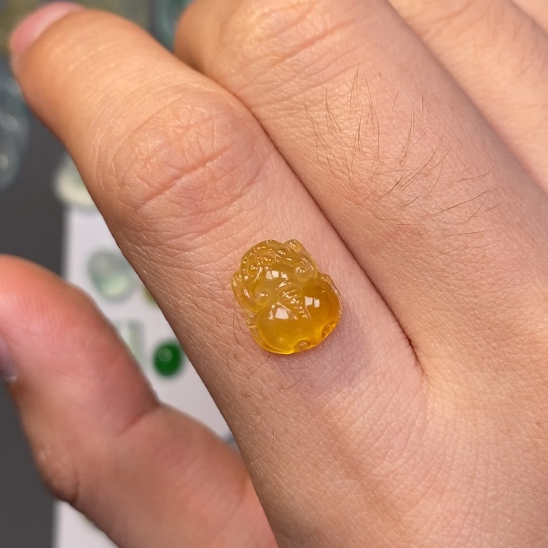 翡翠未镶嵌颈饰貔貅