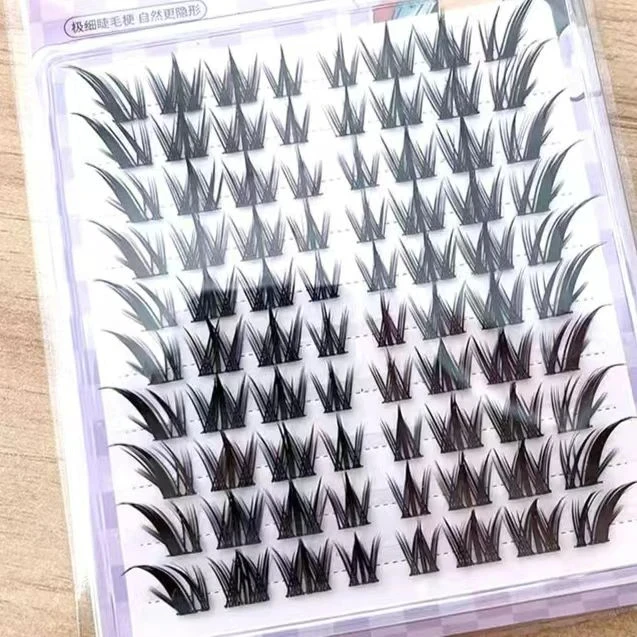 大容量暗夜精灵假睫毛浓密分段恶魔狐狸犬系狐朋狗友漫画睫毛新手