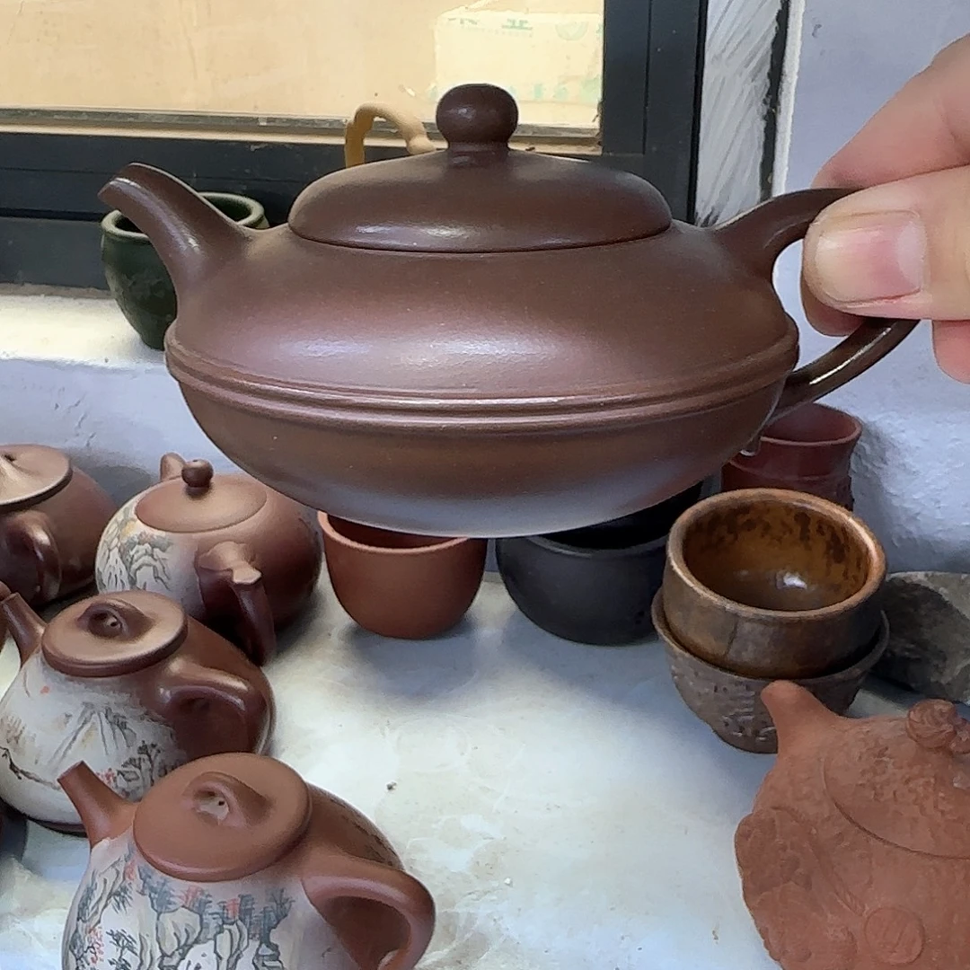 茶壶紫砂宜兴紫砂壶瑕疵处理