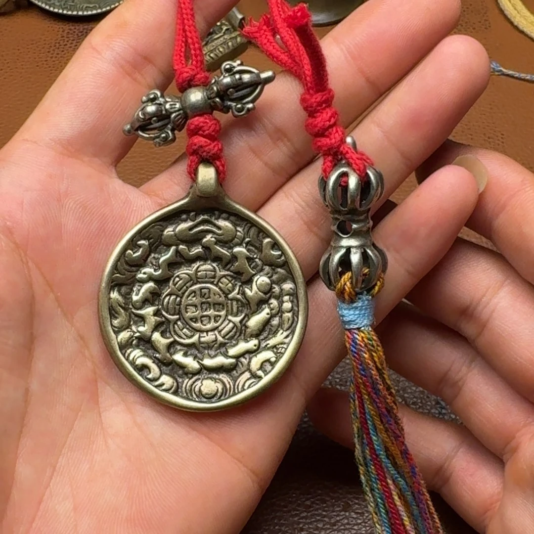 男***人藏式风格九宫八卦牌