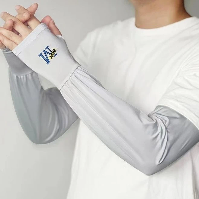 【男士大码】冰丝护袖Mboy夏季宽松防晒袖套户外手臂遮阳套袖冰袖