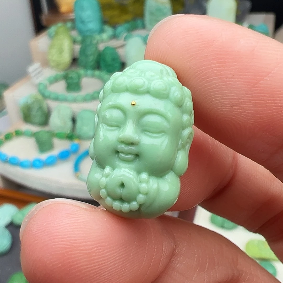 绿松石未镶嵌主播万珍