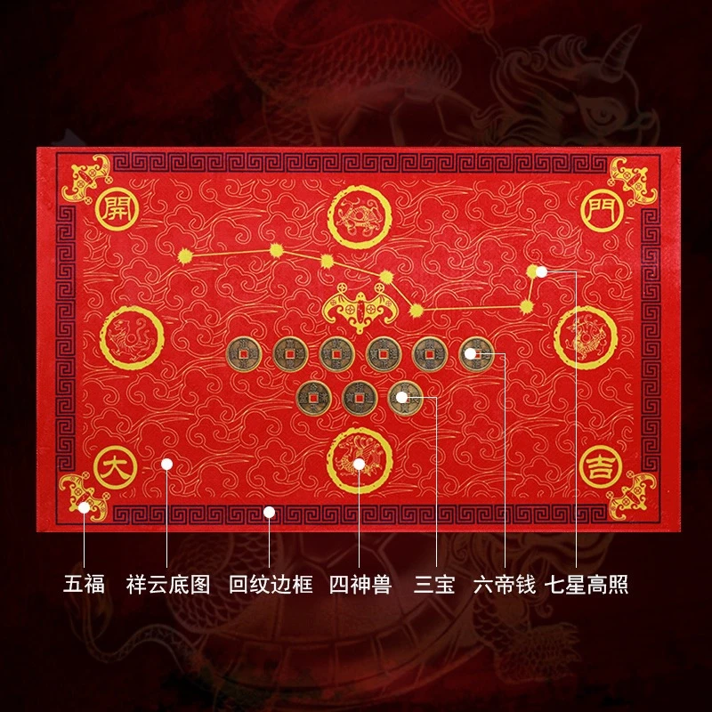 【城丽】新款加厚款四神兽门垫地垫/个FL-1437