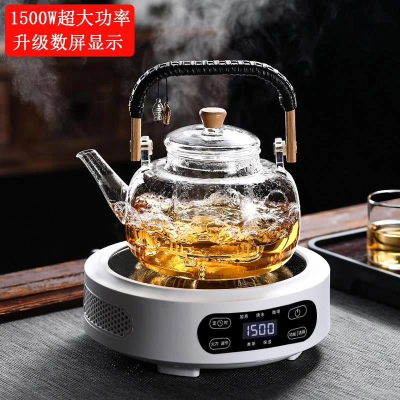 南极 人新款超大功率电陶炉煮茶壶小型家用烧水壶底座耐热玻璃茶