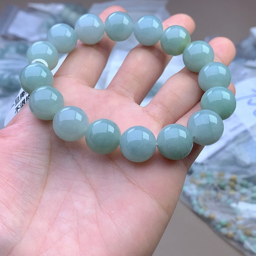 未镶嵌手串定制翡翠