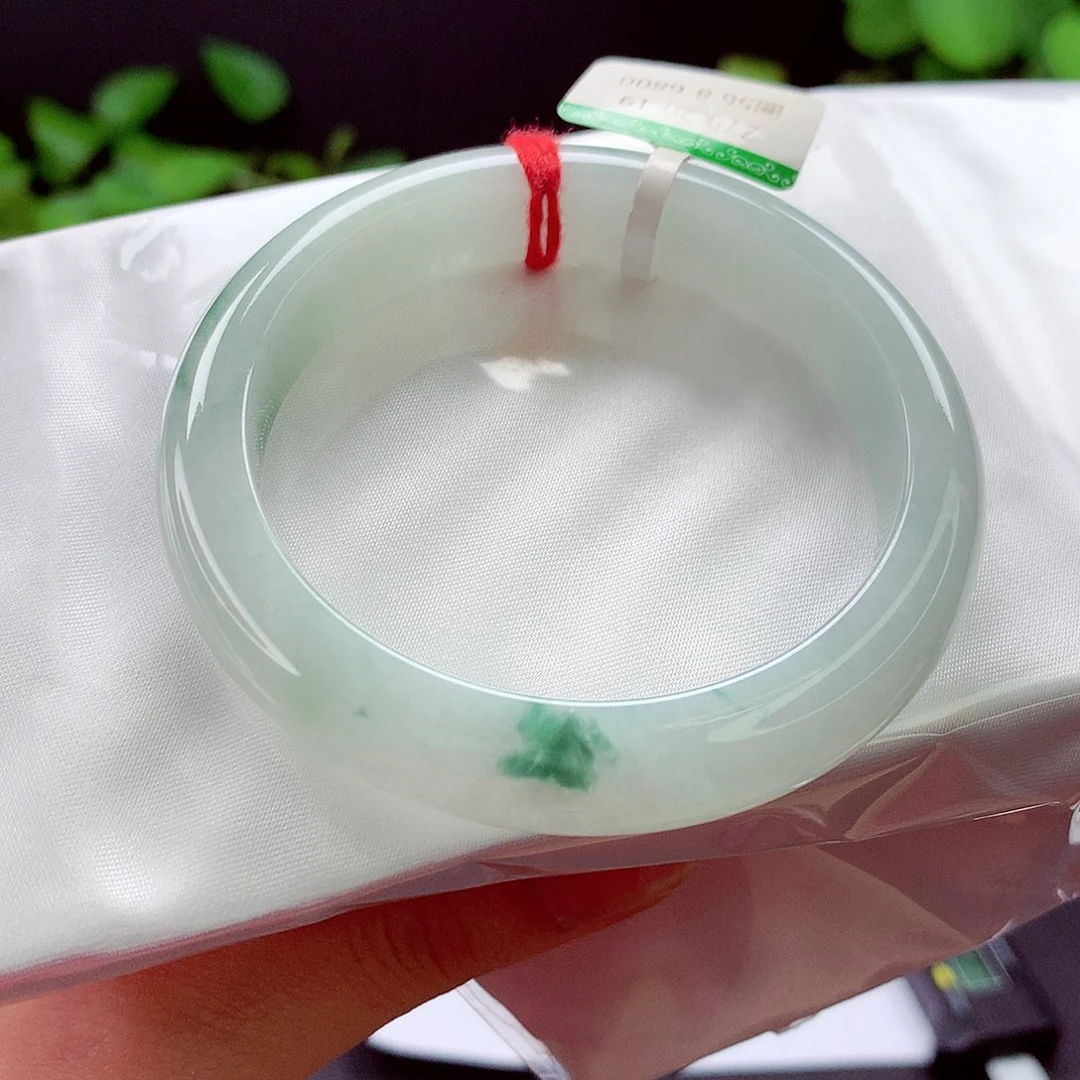 翡翠未镶嵌手镯缅甸天然a货翡翠手镯