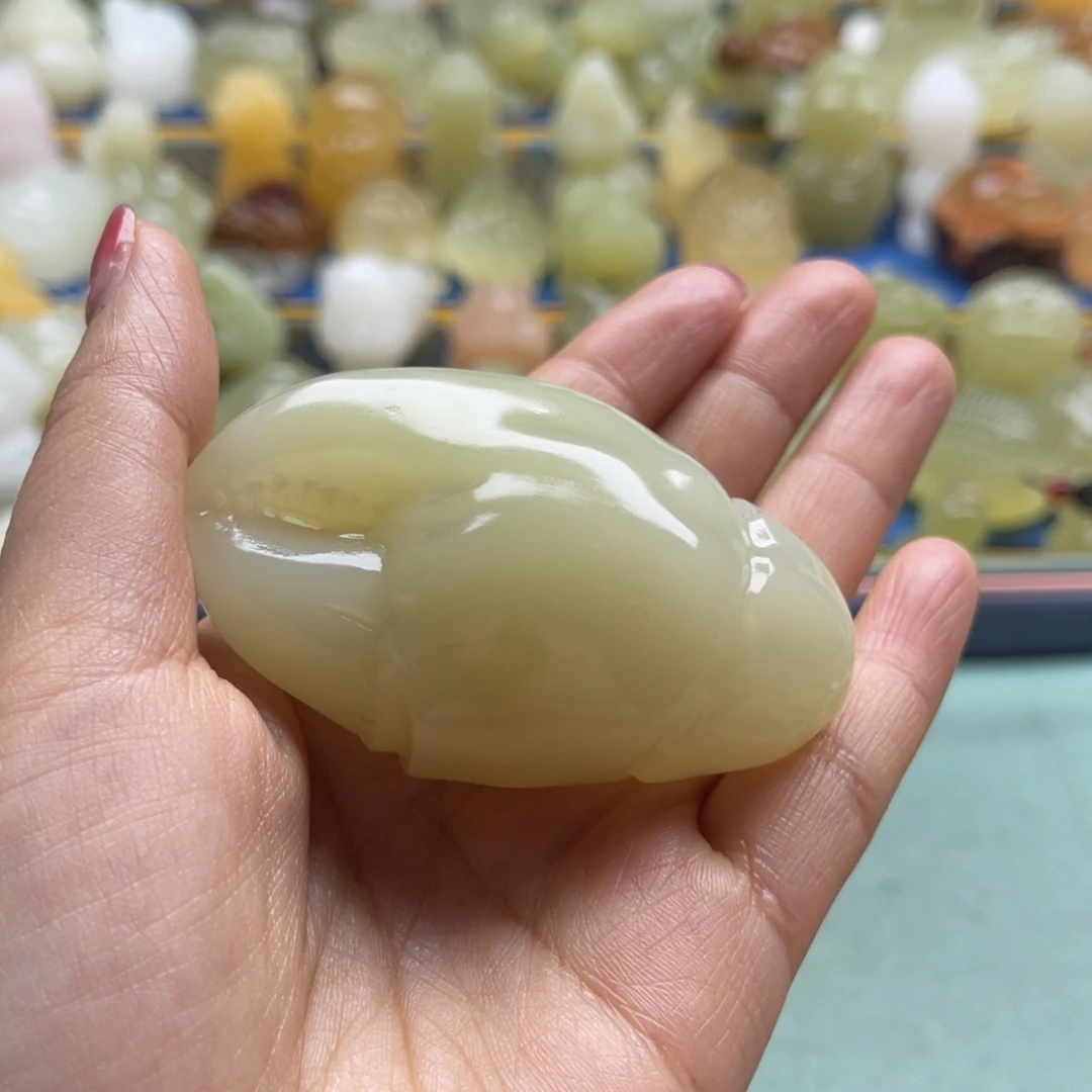 学***超天然雕刻桌面小摆件