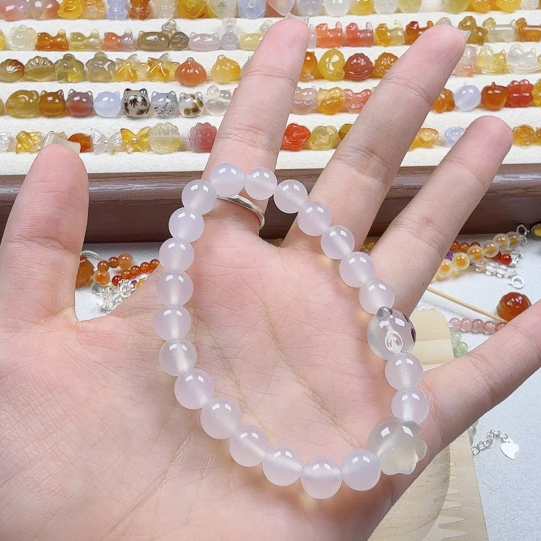 蓝****合金颈饰玛瑙/玉髓