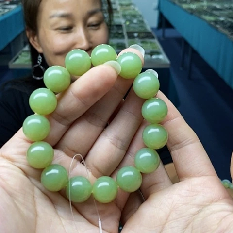 和田玉未镶嵌手链114