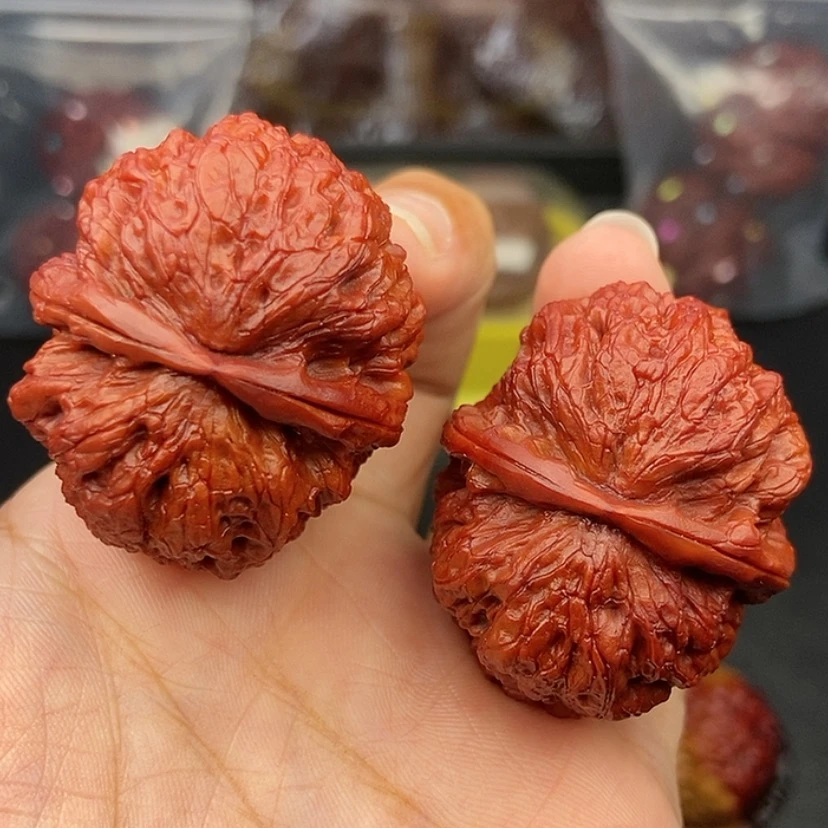 【闪购商品】把件文玩核桃40尺铁狮子头