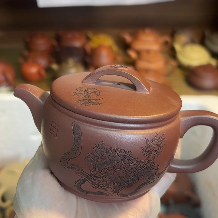 紫砂茶壶宜兴紫砂壶紫泥