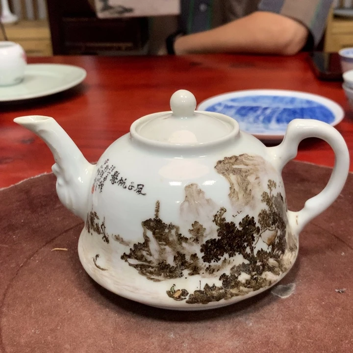 景德镇陶瓷手绘壶