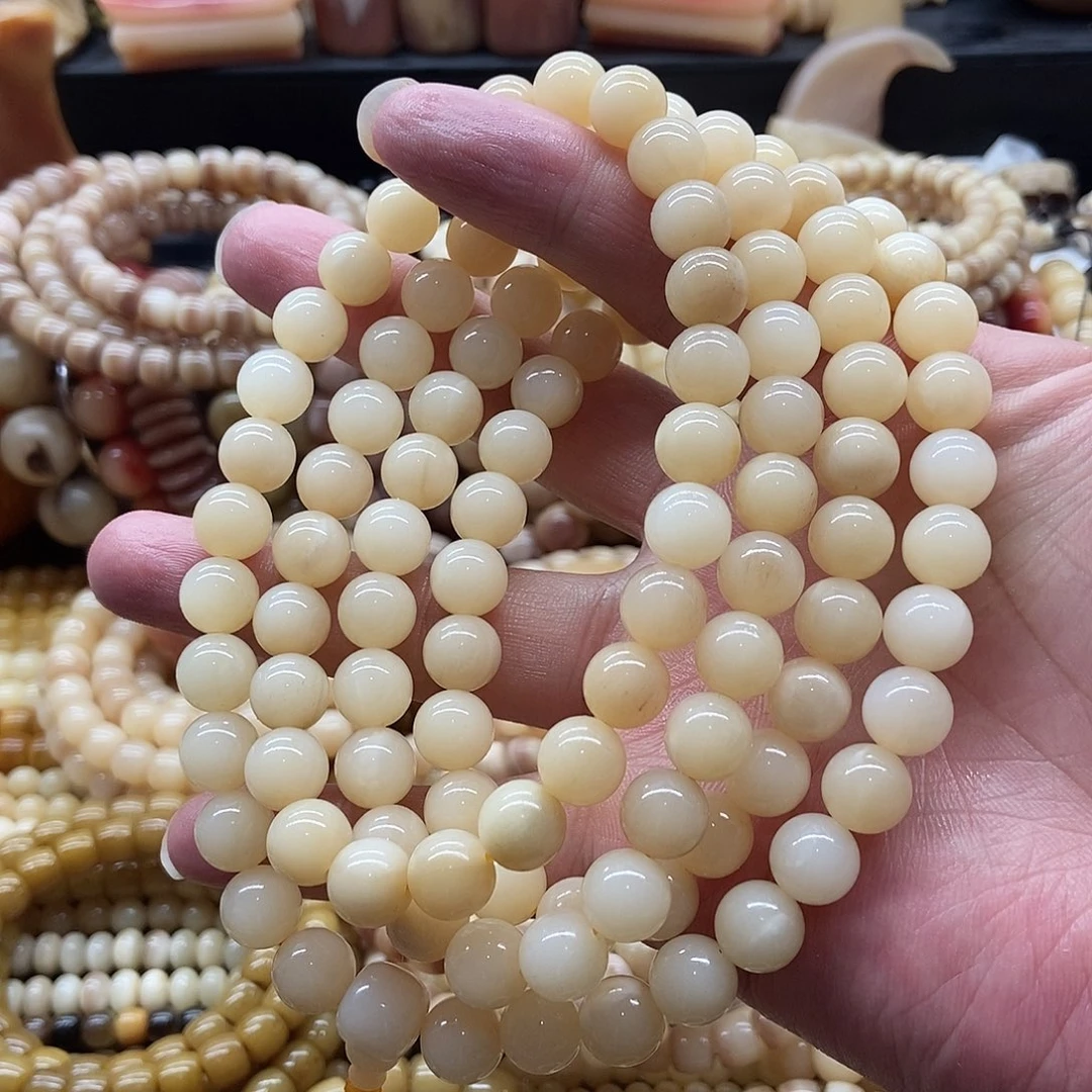 手串/手链驼骨10毫米驼骨蜜透料108