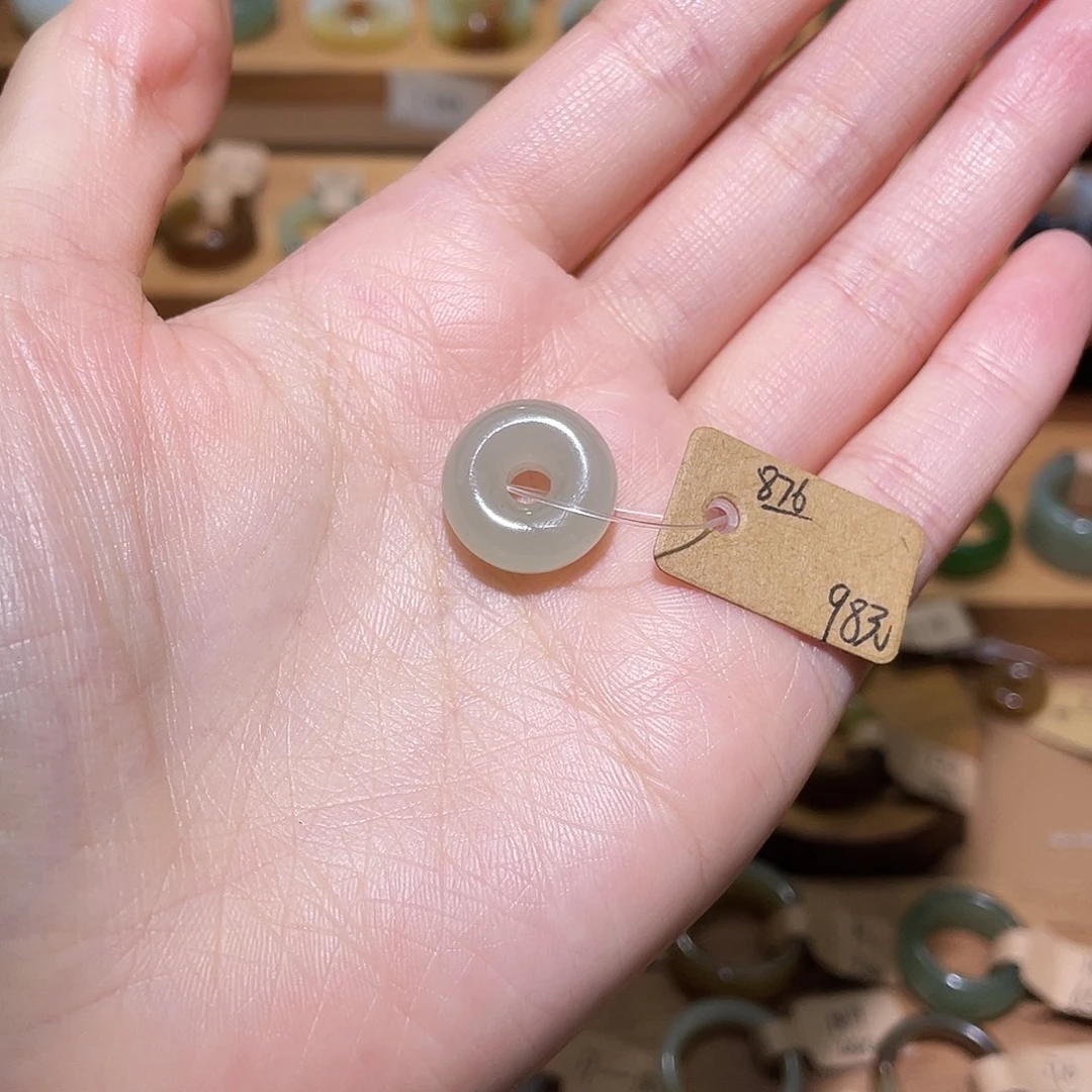 和田玉未镶嵌戒指876