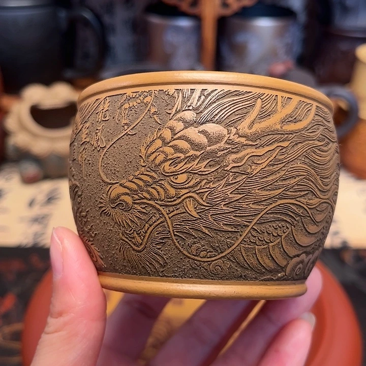 紫砂茶杯宜兴紫砂茶具正品