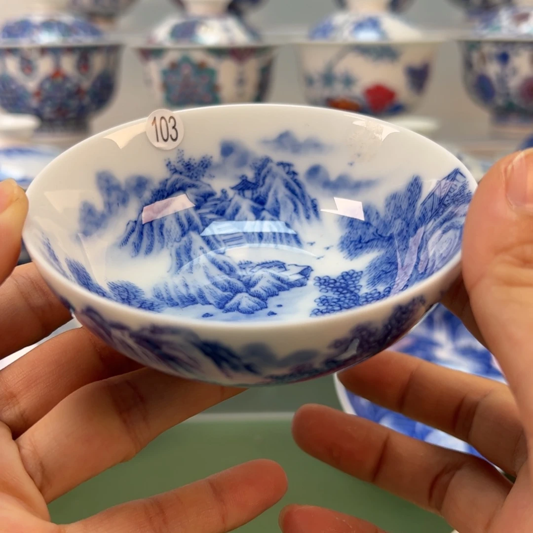 杯木木景德镇纯手绘茶具103