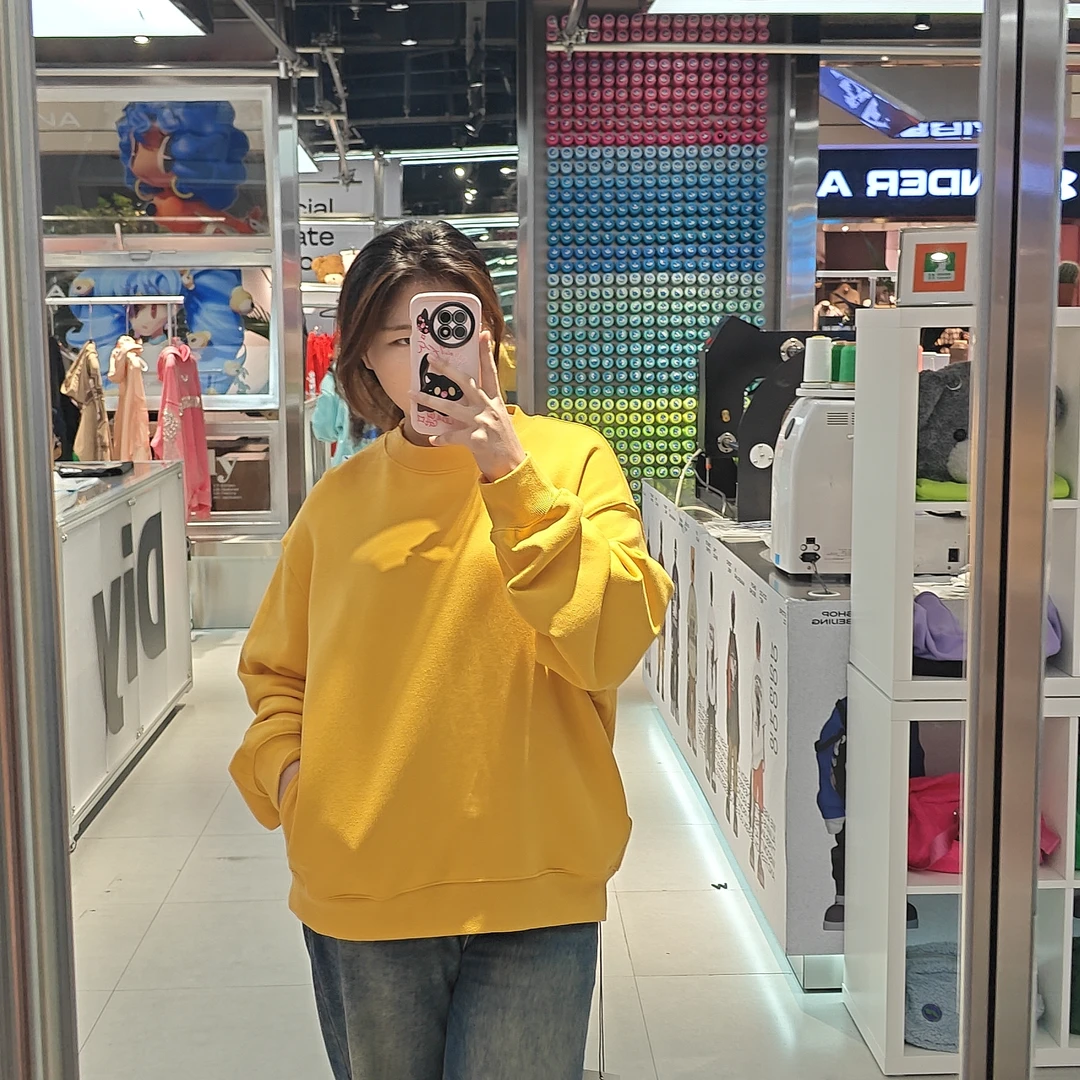 JT款式圆领套头长袖卫衣时尚男女同款
