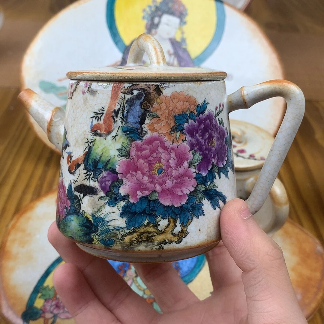 郑***花杯景德镇陶瓷手作