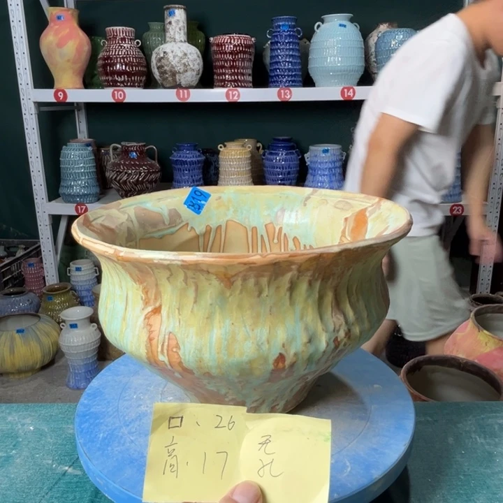 景德镇陶瓷花盆花器819