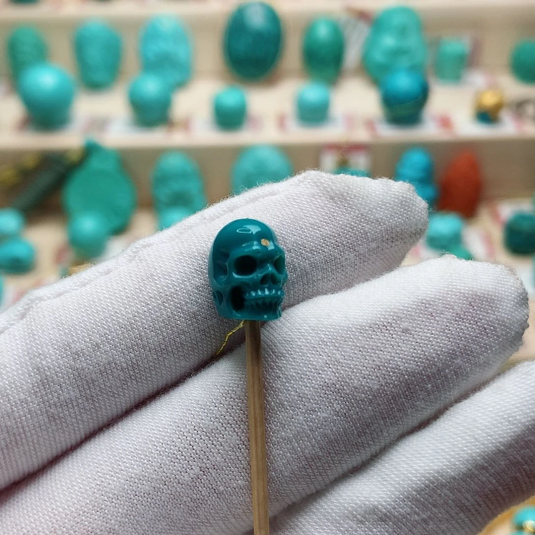 绿松石珠宝半成品未镶嵌