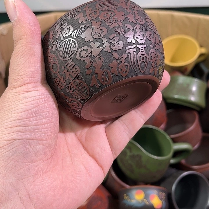 茶杯紫砂全手工紫砂主人杯