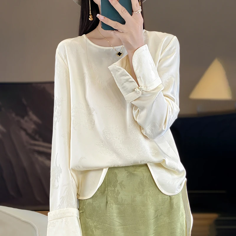 设计感小众秋冬2025年新款高级感法式复古上衣长袖洋气小衫宽松