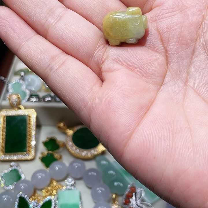 翡翠未镶嵌颈饰天然翡翠