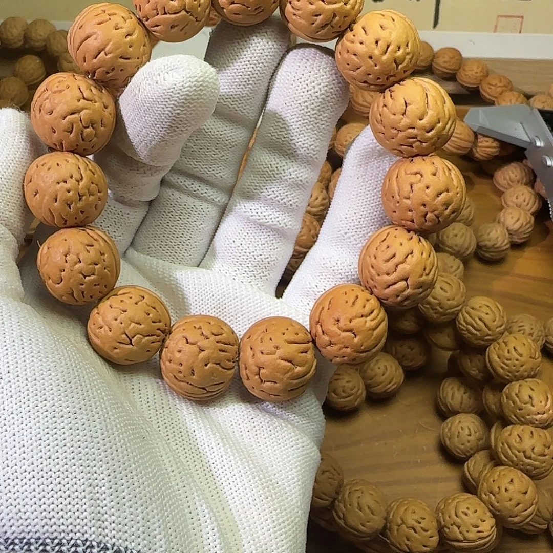 洋***意桃木盘锦肉球18尺寸