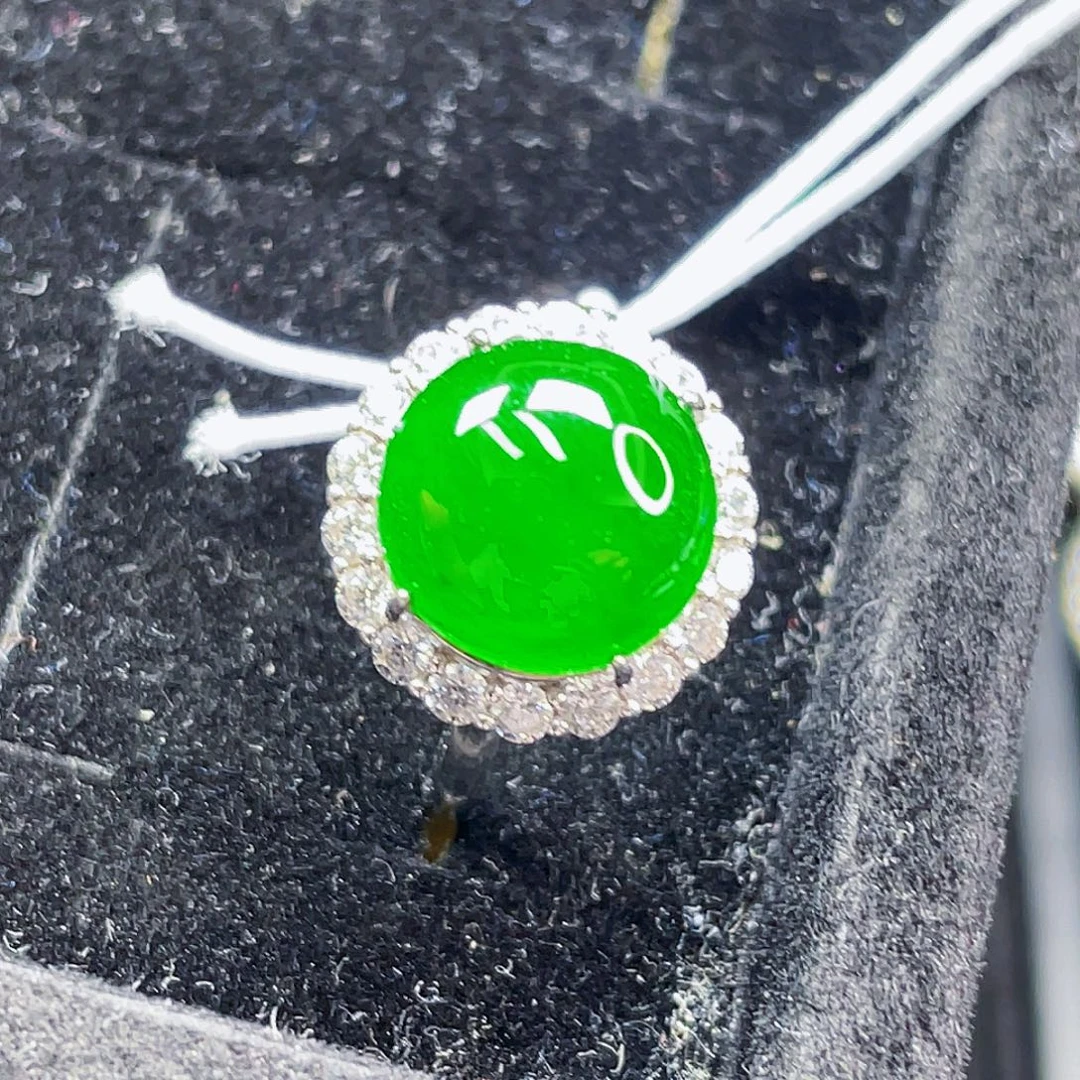 翡翠银S925镶嵌颈饰39