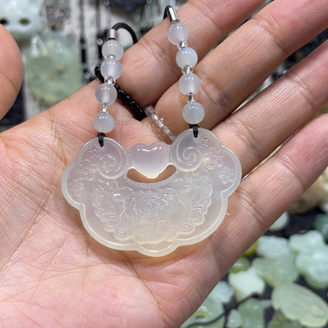 【闪购商品】岫玉未镶嵌颈饰小*51吊坠