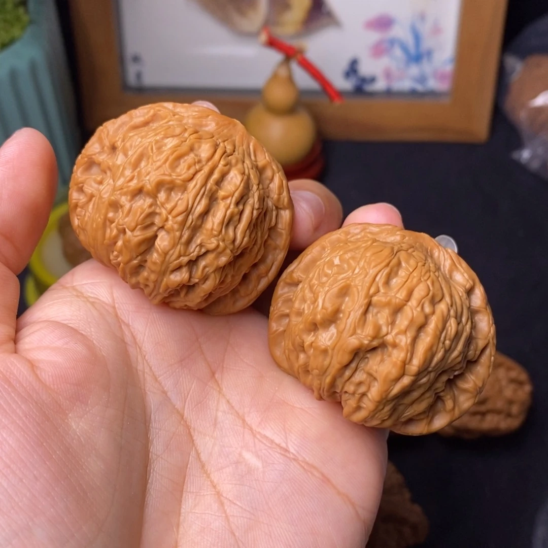 文玩核桃把件*️*44泥鳅背