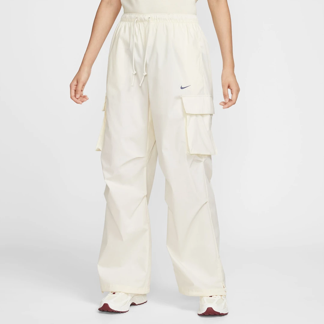 Nike耐克女子工装风宽松直筒侧面刺绣口袋运动休闲长裤II0445-047