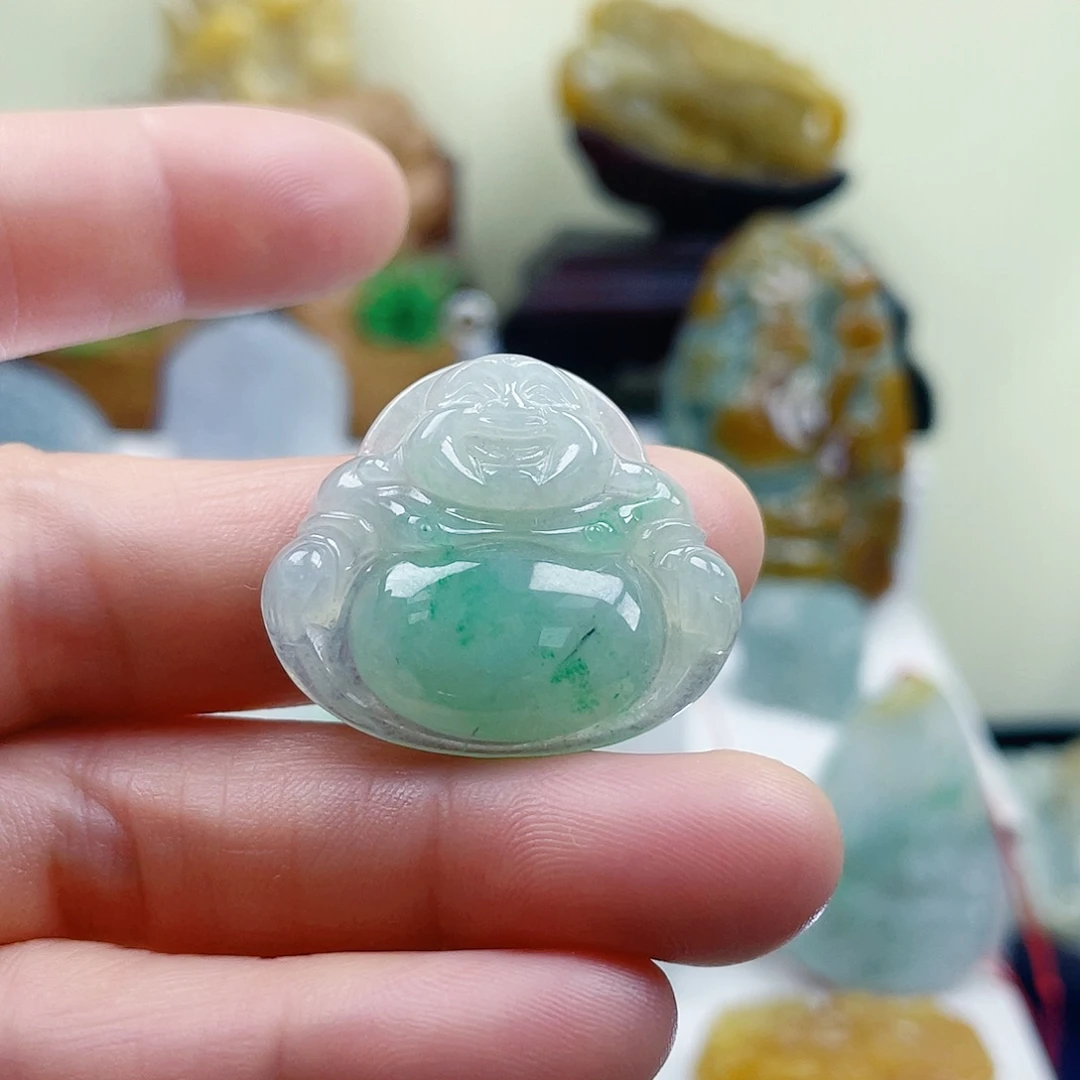 翡翠未镶嵌颈饰2222