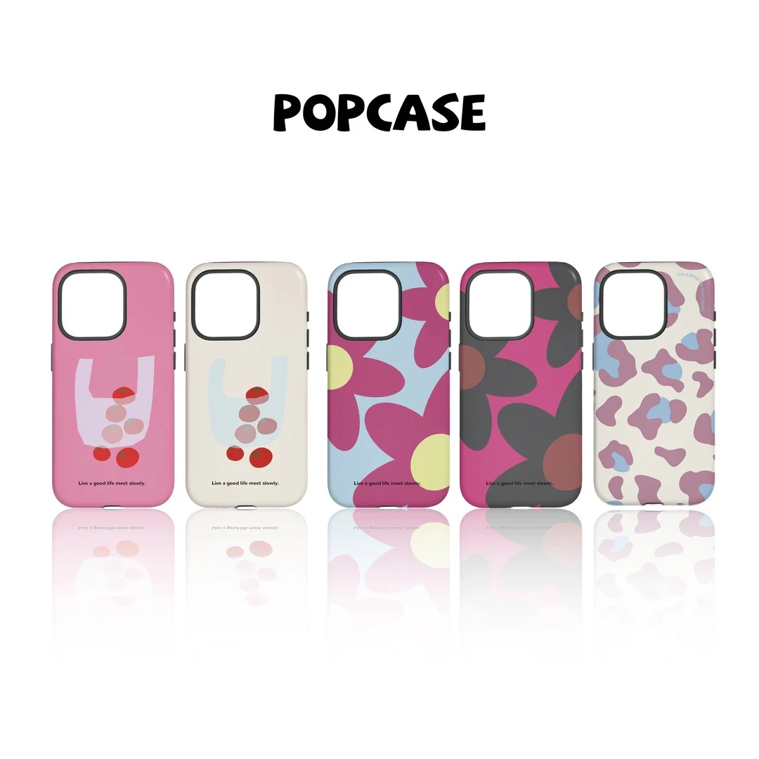 简约原创插画韩菲二合一适用于苹果16/15/14/13系列手机壳