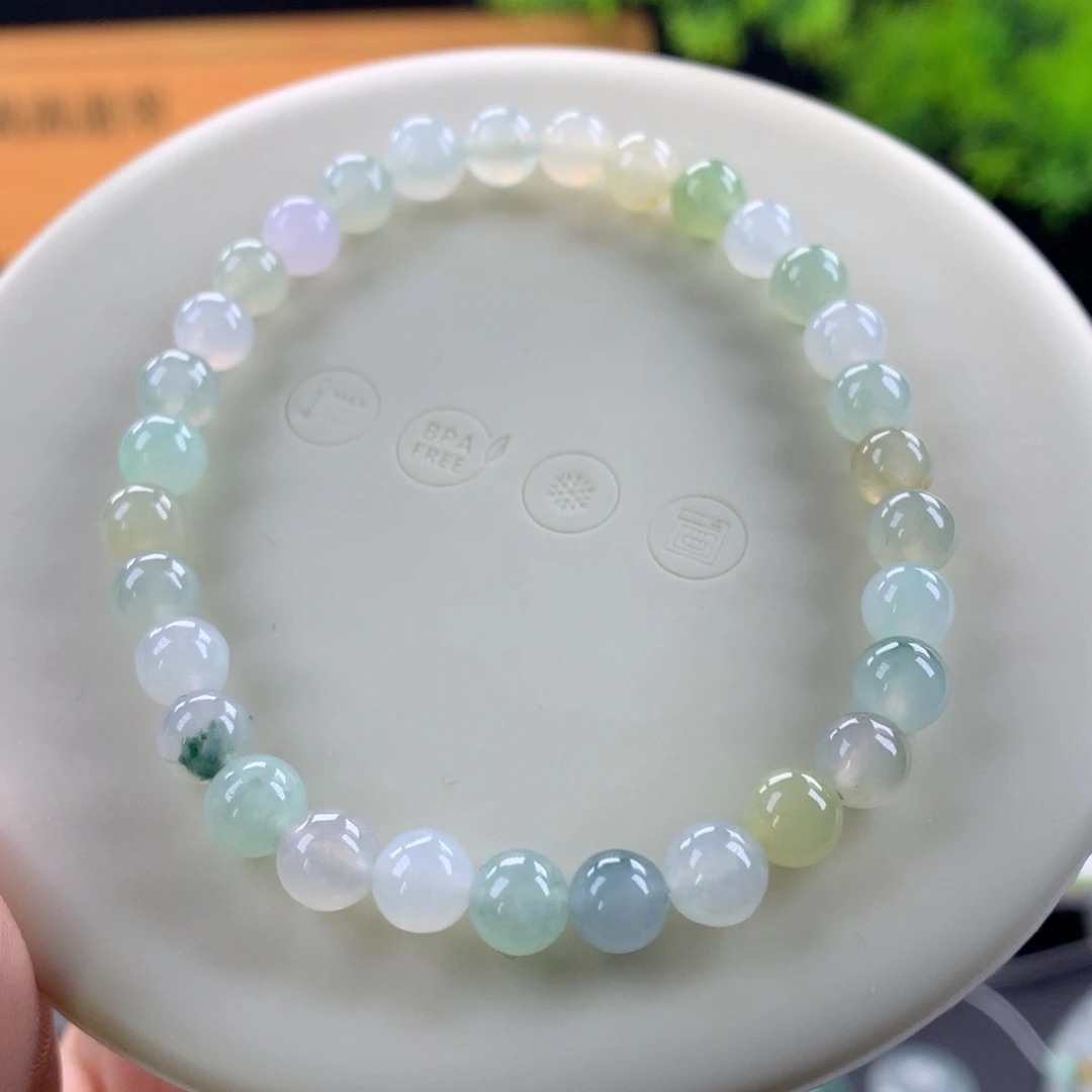 翡翠未镶嵌手链卡6