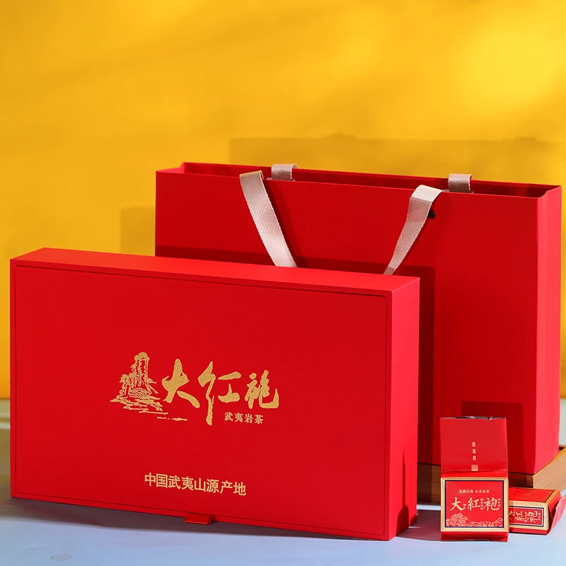 武夷岩茶大红袍肉桂茶叶精美礼盒装适合送礼办公室口粮茶
