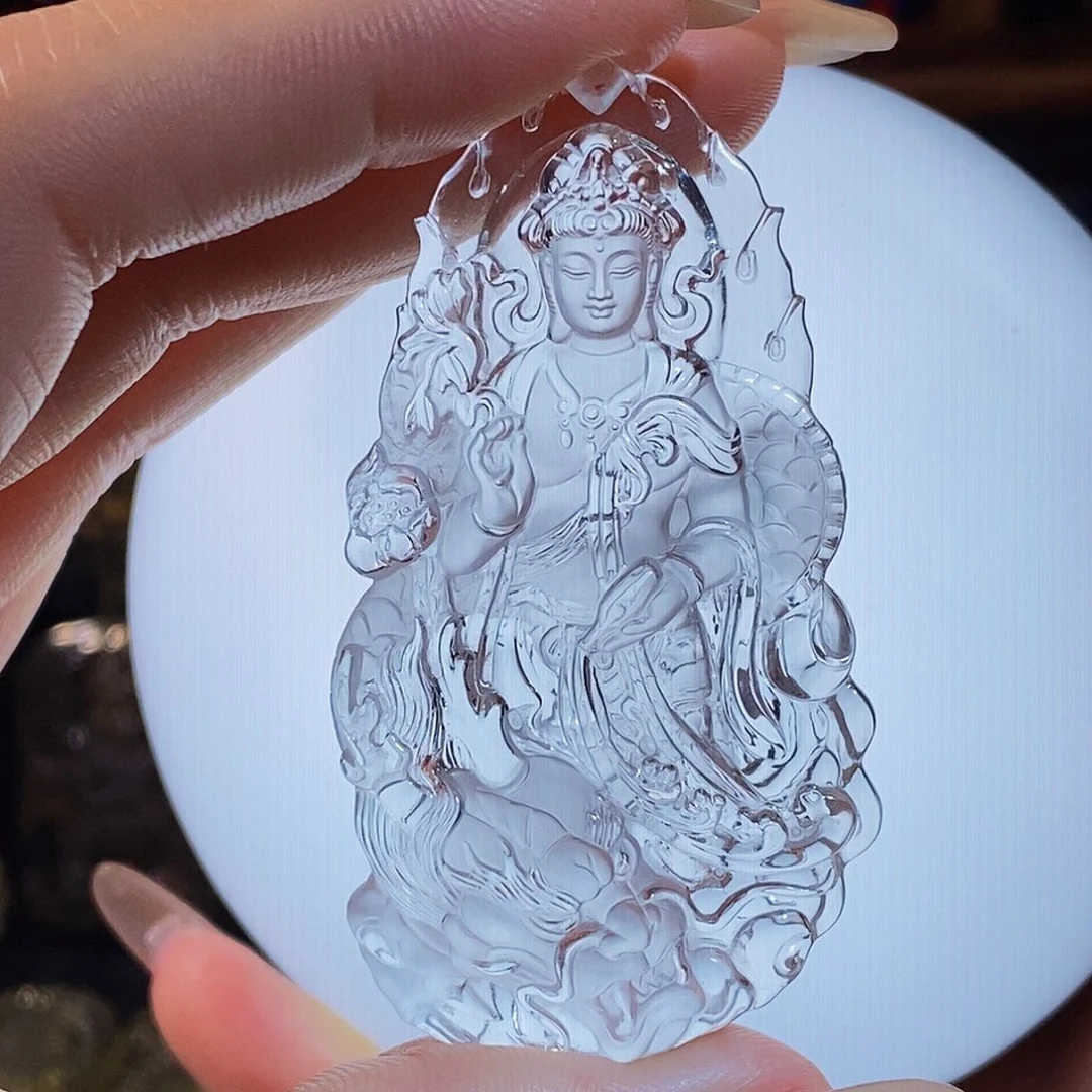 C***o水晶颈饰未镶嵌吊坠