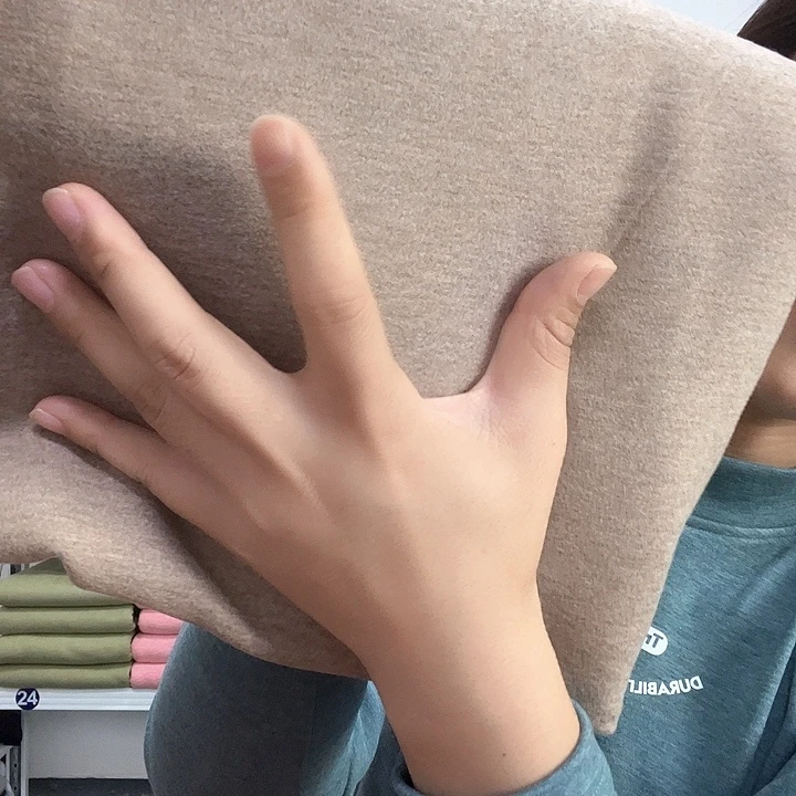 咖色炫彩奥羊绒布头