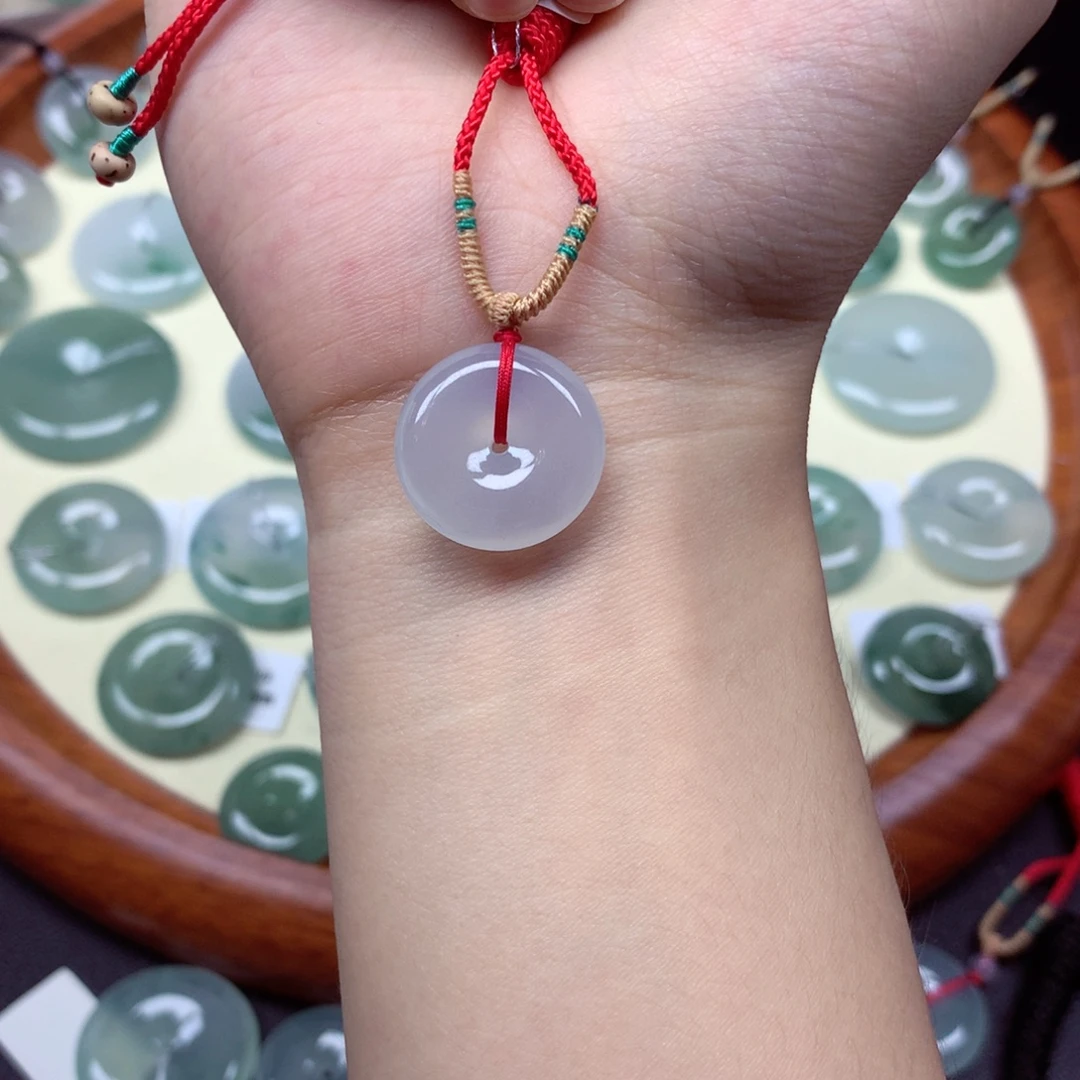 翡翠未镶嵌颈饰吊坠18.9/5.8mm