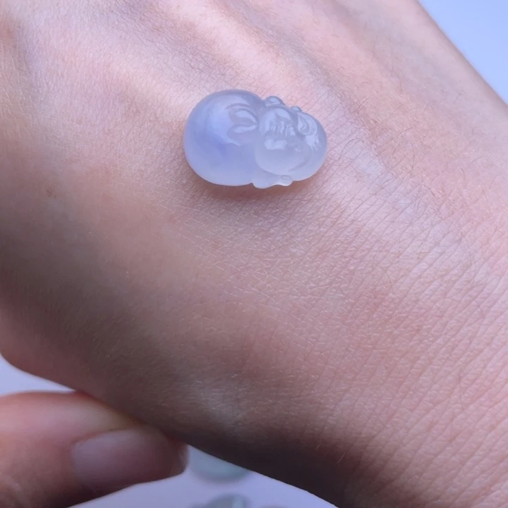 定制翡翠未镶嵌天然翡翠A货阿弥