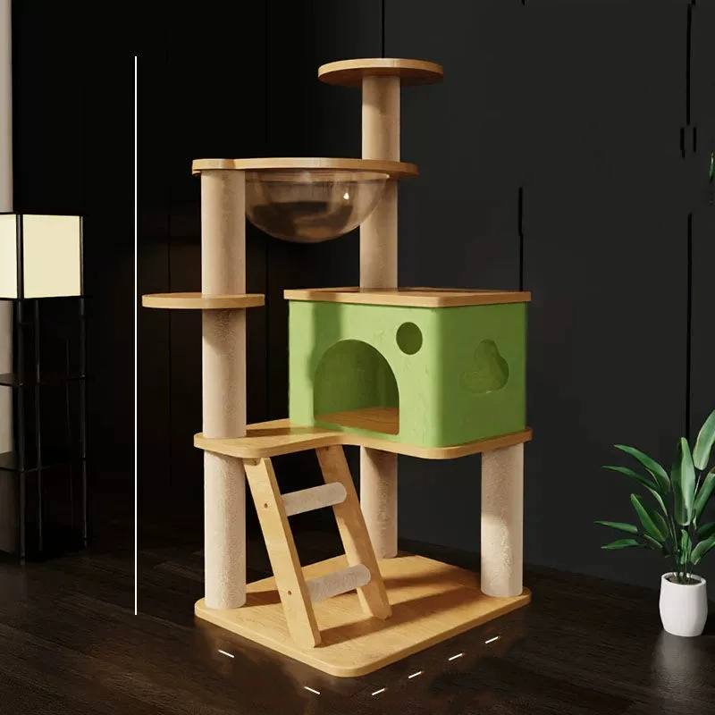 猫爬架猫窝猫树一体猫抓板猫架子家用不占地太空舱猫咪跳台